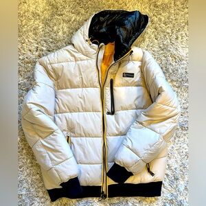 HFX Men's Hooded Puffer Bomber Jacket